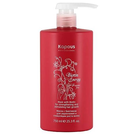 Mask for strengthening and stimulating hair growth "Biotin Energy" Kapous 750 ml